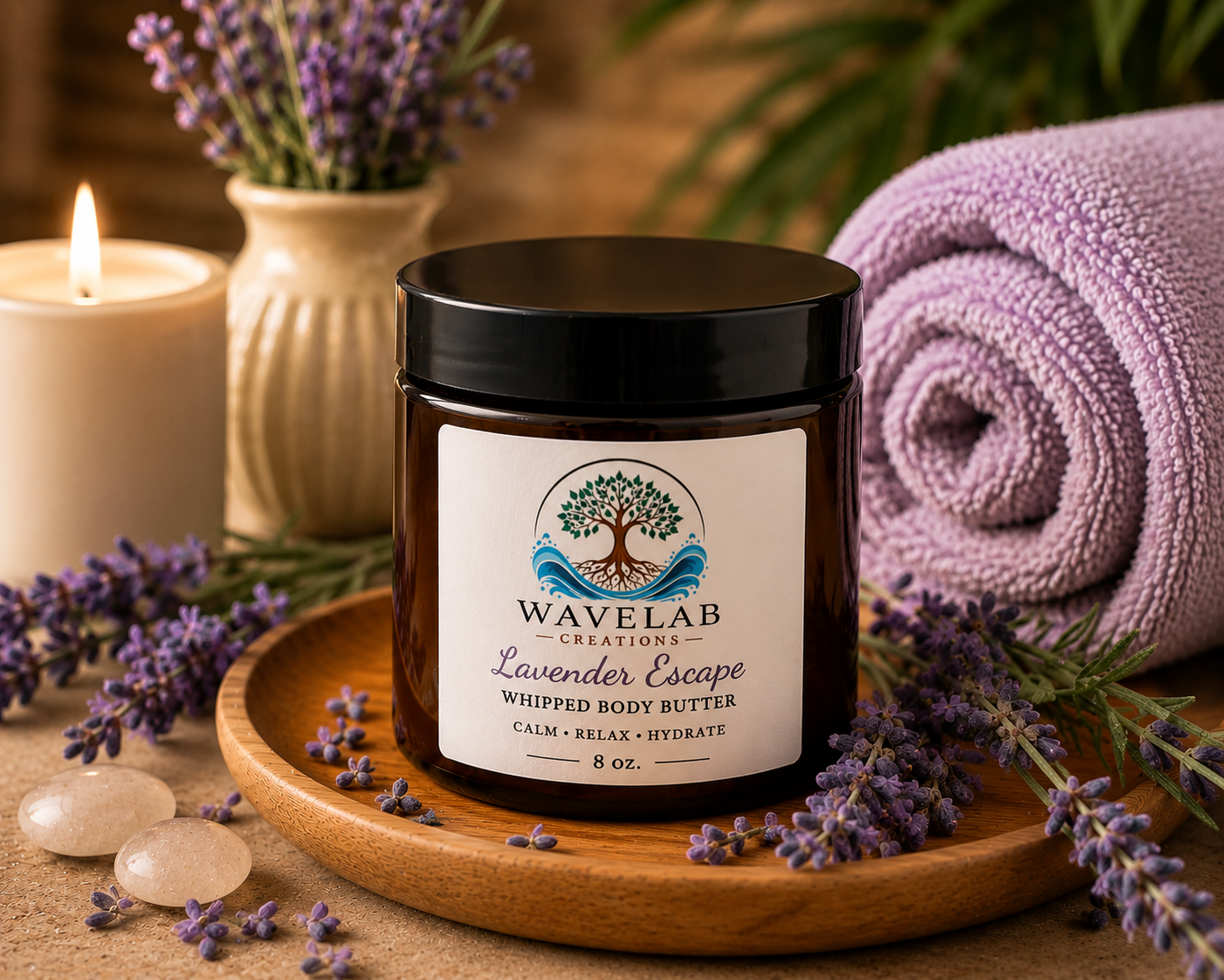 Lavender Escape Whipped Body Butter - 8oz